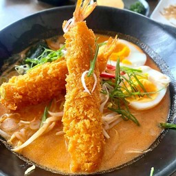 ราเม็งต้มยำกุ้งทอด