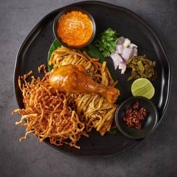 ข้าวซอยแห้งน่องไก่