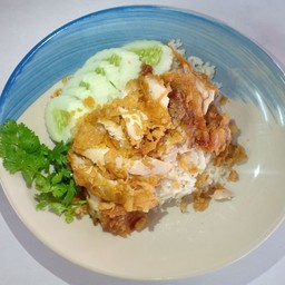 ข้าวมันไก่ทอด