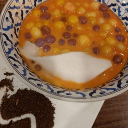 บัวลอยชาไทย น้ำกะทิ