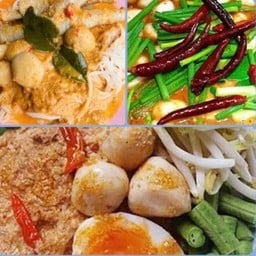 ซิตี้ขนมจีน(เตาถ่าน)ปลานิลผสมปลาทูค่ะ