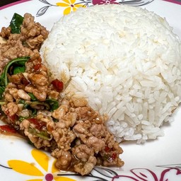ผัดกะเพราหมูสับ