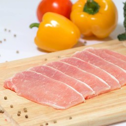 สันนอกหมูหมักสไลด์ (Loin)