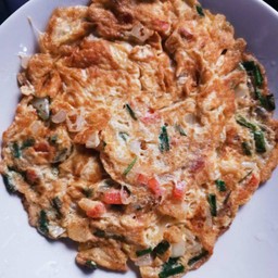 ข้าวไข่เจียวพริกทรงเครื่อง