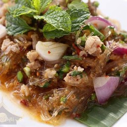 ลาบวุ้นเส้นหมูสับ
