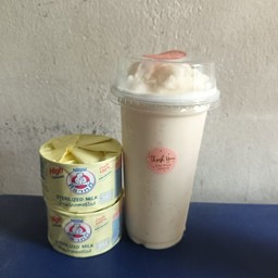 นมหมีปั่น