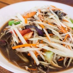 [อร่อยซ่ากับโค้ก] ตำปูปลาร้า +  โค้ก ออริจินัล (กระป๋อง)