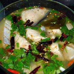 ต้มยำปลากระบอกน้ำใส