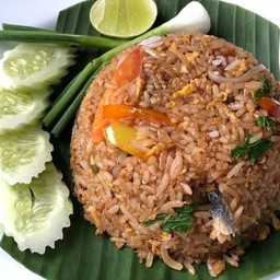 ข้าวผัดโบราณ(Black soy sauce fried rice)