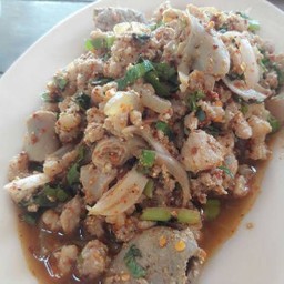 ลาบหมูชิ้น