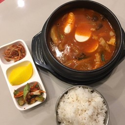 ชุบเต้าหู้อ่อนใส่หมู (ฟรีโยเกิร์ต )