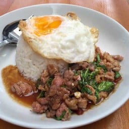 ครัวในบ้าน กะเพราพริกแห้ง 1