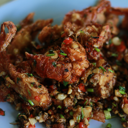 ปูนิ่มผัดพริกเกลือ(ตรัง)