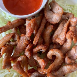 หมูทอด (กับข้าว)