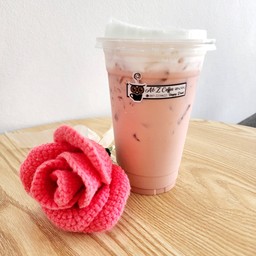 ชากุหลาบนมเย็น