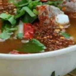 ต้มแซ่บกระดูกหมู