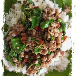 ข้าวกะเพราหมู