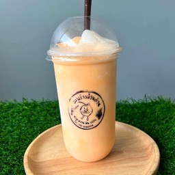 มะพร้าวปั่นนมสด ชาเย็น