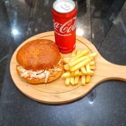 Set menu chicken burger Free ice 1 glass