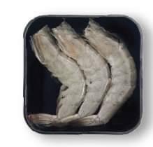 กุ้งสดแกะ