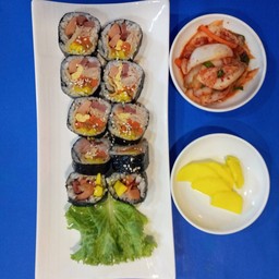 คิมบับเนื้อ ( ฟรีโยเกิร์ต )