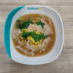 บะหมี่กรอบราดหน้าหมู (ราดหน้าสยามอินเตอร์)