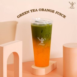 กรีนที ออเร้นจ์ จู๊สซ์ Green Tea Orange Juice
