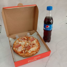 ชุดเซต อิ่มเล็กๆ (พิซซ่าเล็ก+เปปซี่)