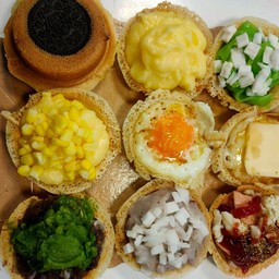 โอปันยากิ ชุดเซ็ท( ไข่ ) 8 ชิ้น โพดครีม สังขยา มะพร้าว