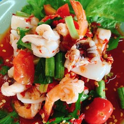 เหลากุ้ง หมึก