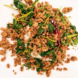 ข้าวกะเพราหมูสับ