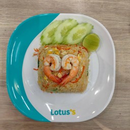 ข้าวผัดกุ้ง (ฮันนานฮาลาลฟู้ดอาหารตามสั่ง)