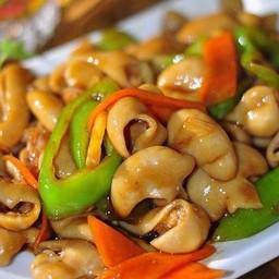 ผัดเผ็ดไส้หมู溜肥肠