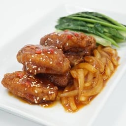 ปีกไก่ซอสแดง