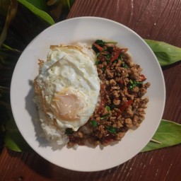 ข้าวกะเพราหมูสับ