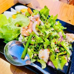 ถั่วพูกุ้งสด-ยำ