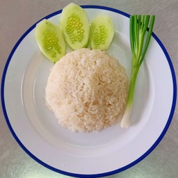 ข้าวมัน เปล่า  เนื้อข้าวไม่มัน