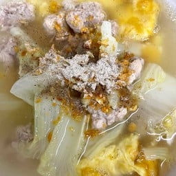 แกงจืดไข่น้ำหมูสับ (กับข้าว)