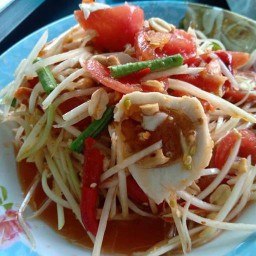 ส้มตำแซ่บ ไก่ย่าง หมึกย่าง ลูกชิ้นย่าง วัดไผ่เหลือง