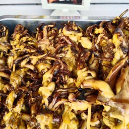 หนวดปลาหมึกย่าง