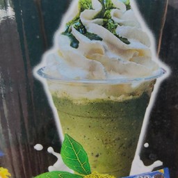 ชาเขียว+โอริโอ้+วิปครีม