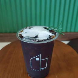 Black coffee coconut