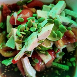 ตำหน่อไม้ใส่หมูยอ