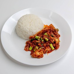 ข้าวพริกแกงไก่