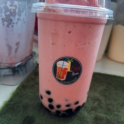 นมสดสตรอเบอรี่