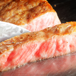 Kobe Beef Sirloin Steak with Rice