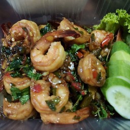 กะเพรากุ้ง (กับข้าว)