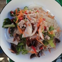 ยำวุ้นเส้นหมูสับ