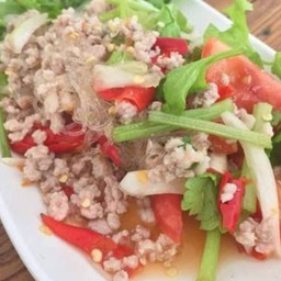 ยำวุ้นเส้นหมูสับ