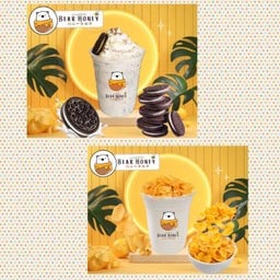 นมหมีปั่นคุกกี้แอนด์ครีม+นมหมีปั่นคอนเฟลกซ์